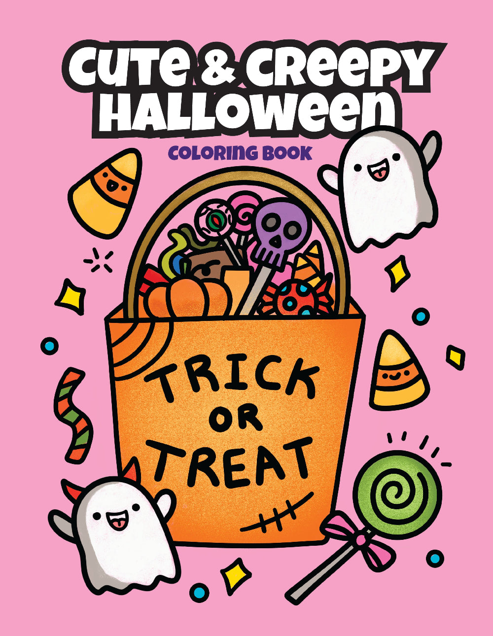 Cute and Creepy Halloween Coloring Book