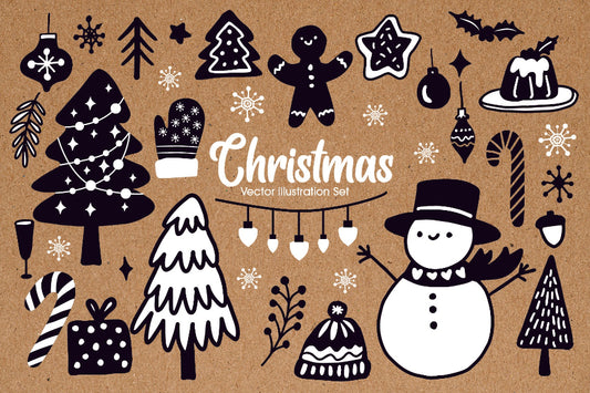 Black and White Christmas