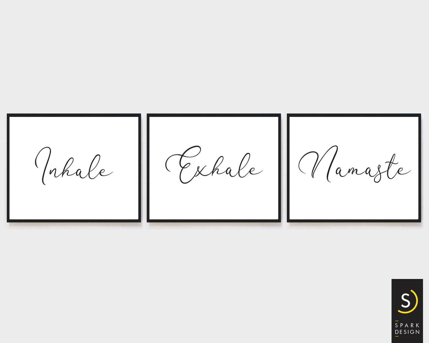 Inhale Exhale Namaste Wall Art Digital Download