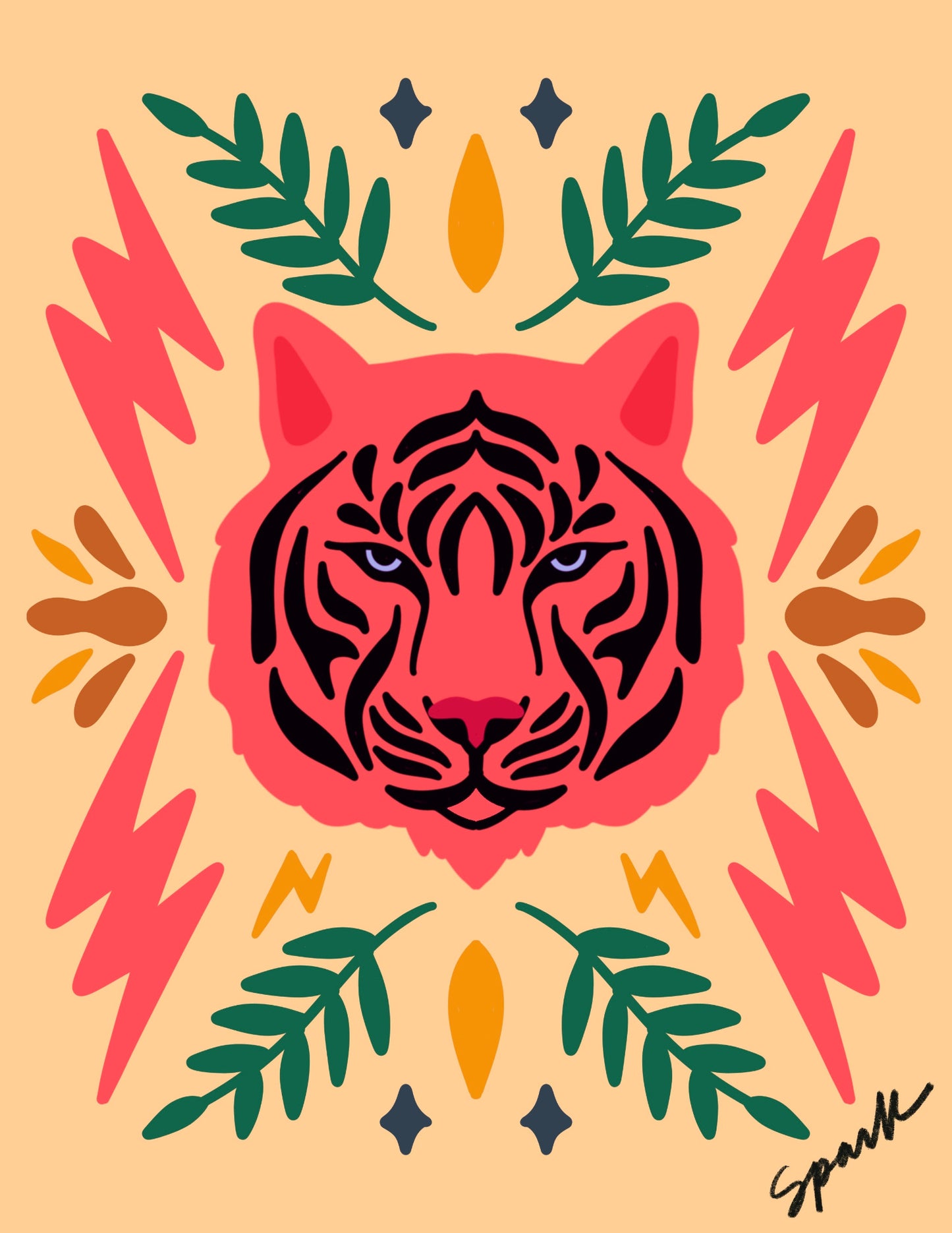 Retro Tiger
