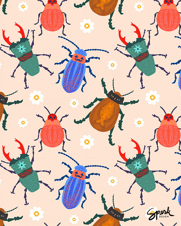 Beetles And Blossoms Halloween