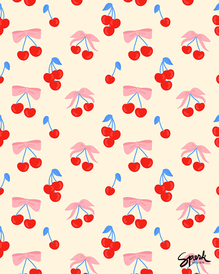 Cherries And Ribbons