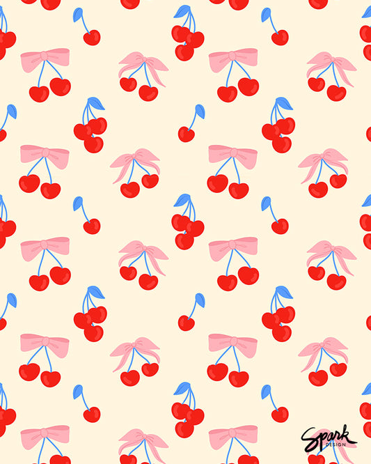 Cherries And Ribbons