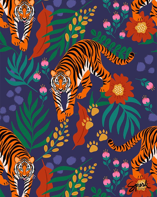 Tiger of the Florious Jungle