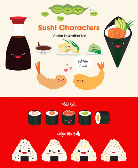 Sushi Characters