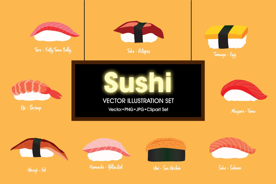 Sushi Characters