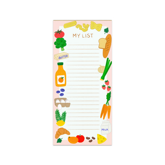 My List Notepad with Magnetic Backing